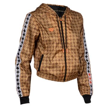 Arena 50th Crop L/S Hooded Jacket - Damen