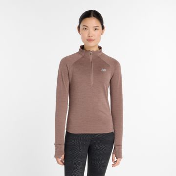 NEW BALANCE Athletics Heat Grid Half Zip - Damen