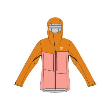 ORTOVOX 3L RAVINE SHELL JACKET - Damen