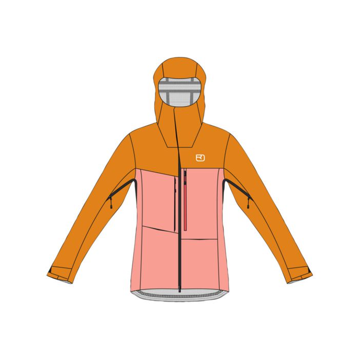 ORTOVOX 3L RAVINE SHELL JACKET - Damen main product photo