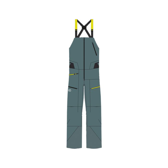 ORTOVOX 3L DEEP SHELL BIB PANTS - Herren main product photo