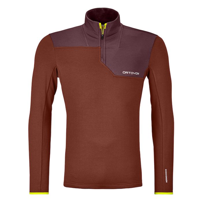 ORTOVOX FLEECE LIGHT ZIP NECK - Herren main product photo